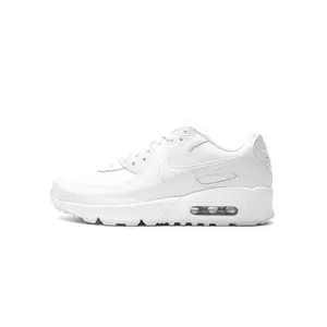 Air Max 90 Leather GS Triple "Triple White" CD6864 100