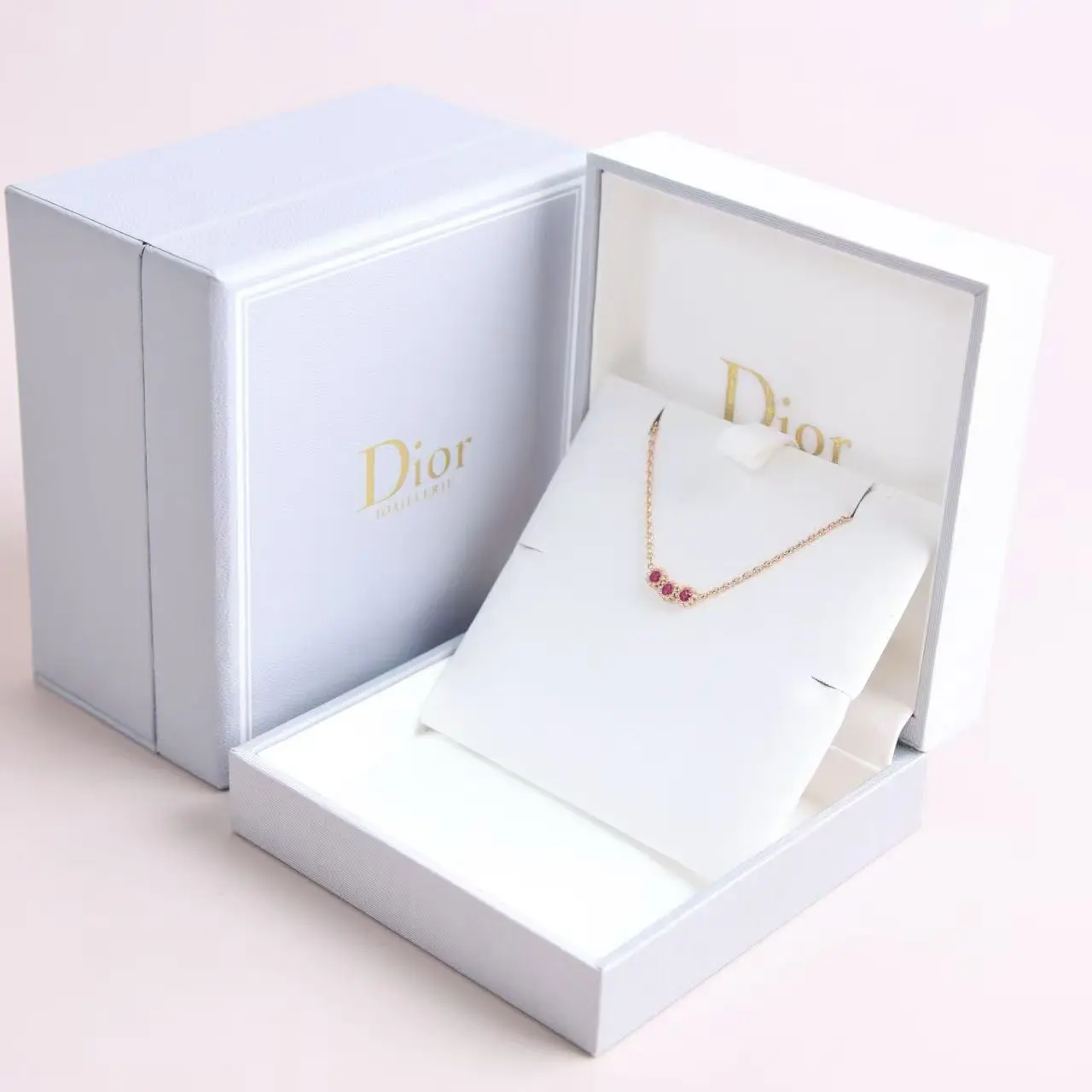Pre-owned Dior Mimirose 18k High Jewelry Necklace 0513GIA