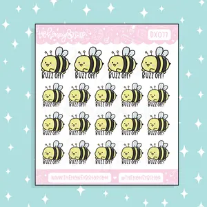 Buzz Off Doodle Sticker