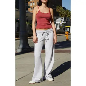 John Galt Women's Silver Hilary Baggy Sweatpants
