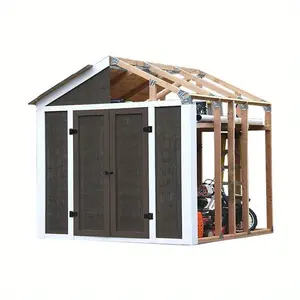 EZBUILDER 7x8 Foot Galvanized Steel Storage Shed Garage Barn DIY EZ Framing Kit-2024