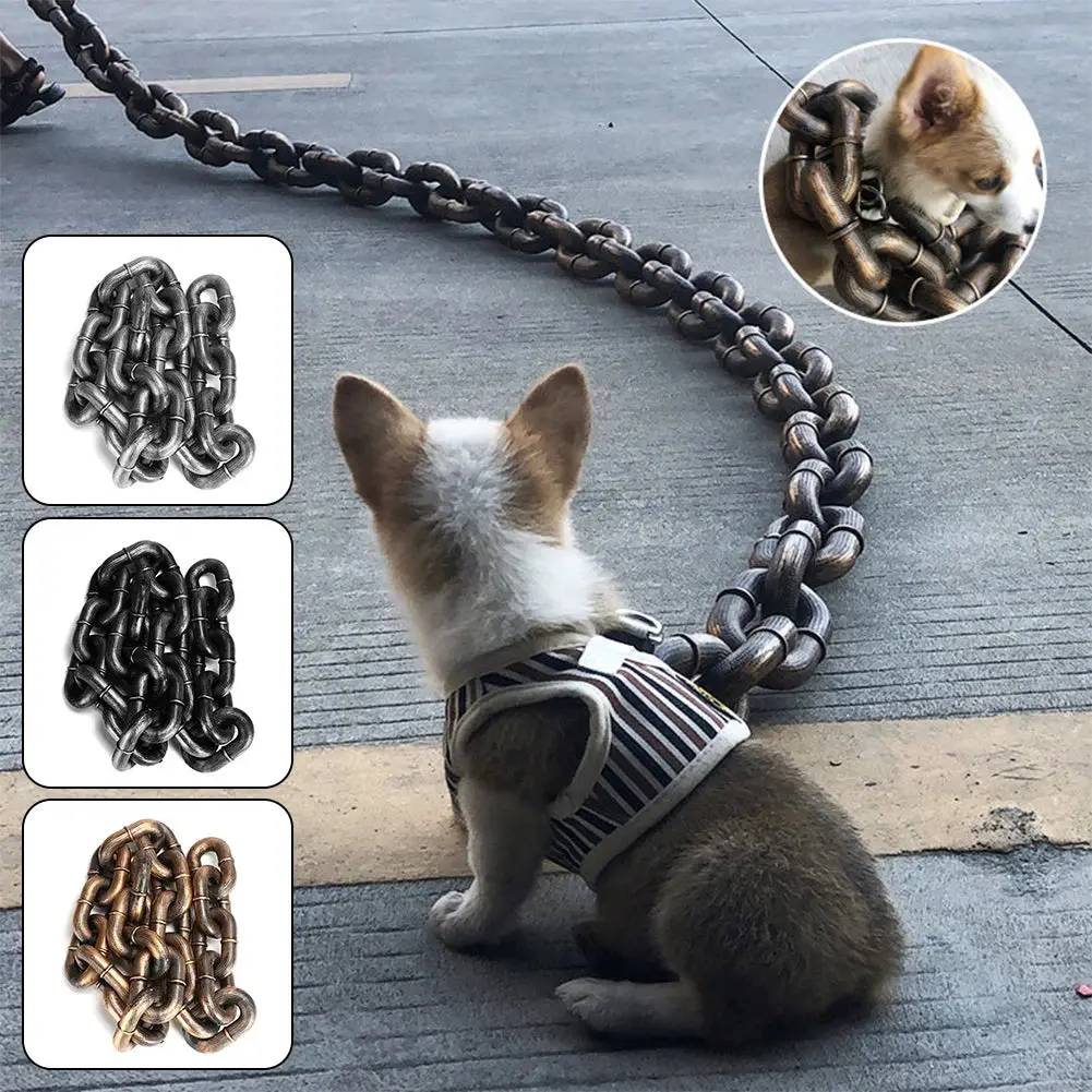 Funny Plastic Simulation Chain Dog 1.5M