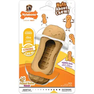 Nylabone Strong Chew Fillable Peanut Dog Toy