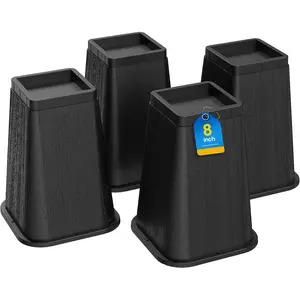 Bed Risers 8 Inch, Furniture Risers Lifts Supports Up to 6,000 Lbs for Table, Desk Leg, Sofa, Couch