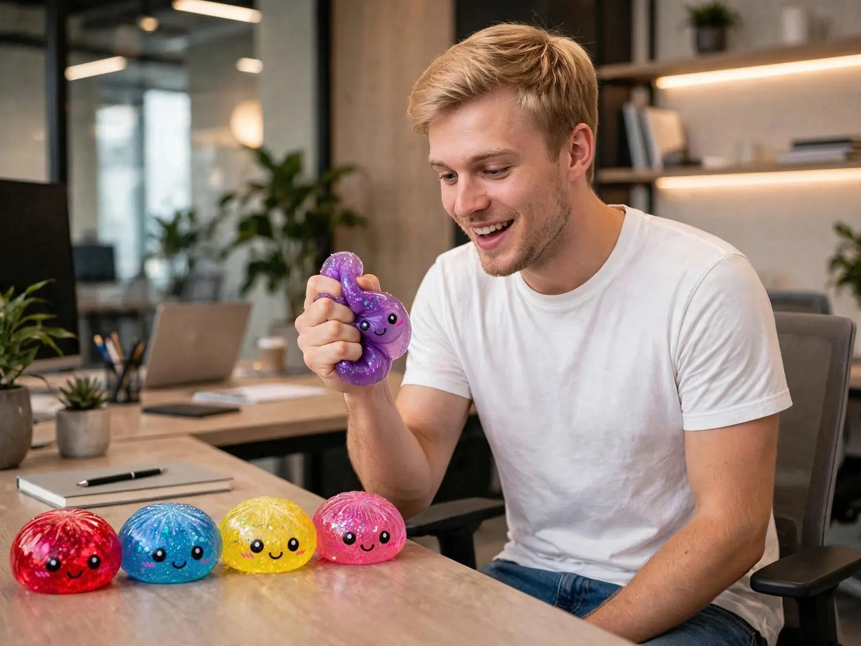 Super Soft Glitter Bao Bun Blind Box – Sensory Toy for Anxiety Relief, Focus & Relaxation