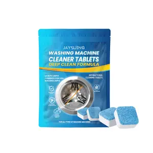 Washing machine deep cleaning tablets, drum-type laundry tank dirt remover and deodorizing cleaning tablets