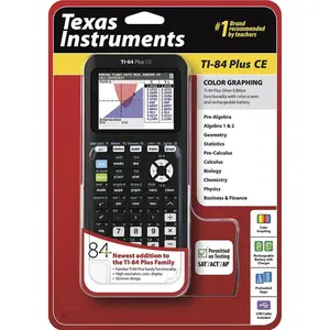 Texas Instruments 84plce Black Graphing Calculator