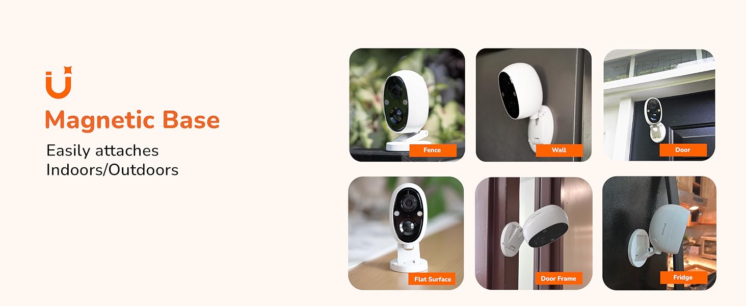 SensForge 2.5K Security Camera, Dual-Band WiFi, Free AI Human & Pet Detection, 2-Day Cloud + 32GB SD Storage, Spotlight Color Night Vision, Magnetic Mount, Optional AI + Storage Upgrade  Monitoring Safety Protective