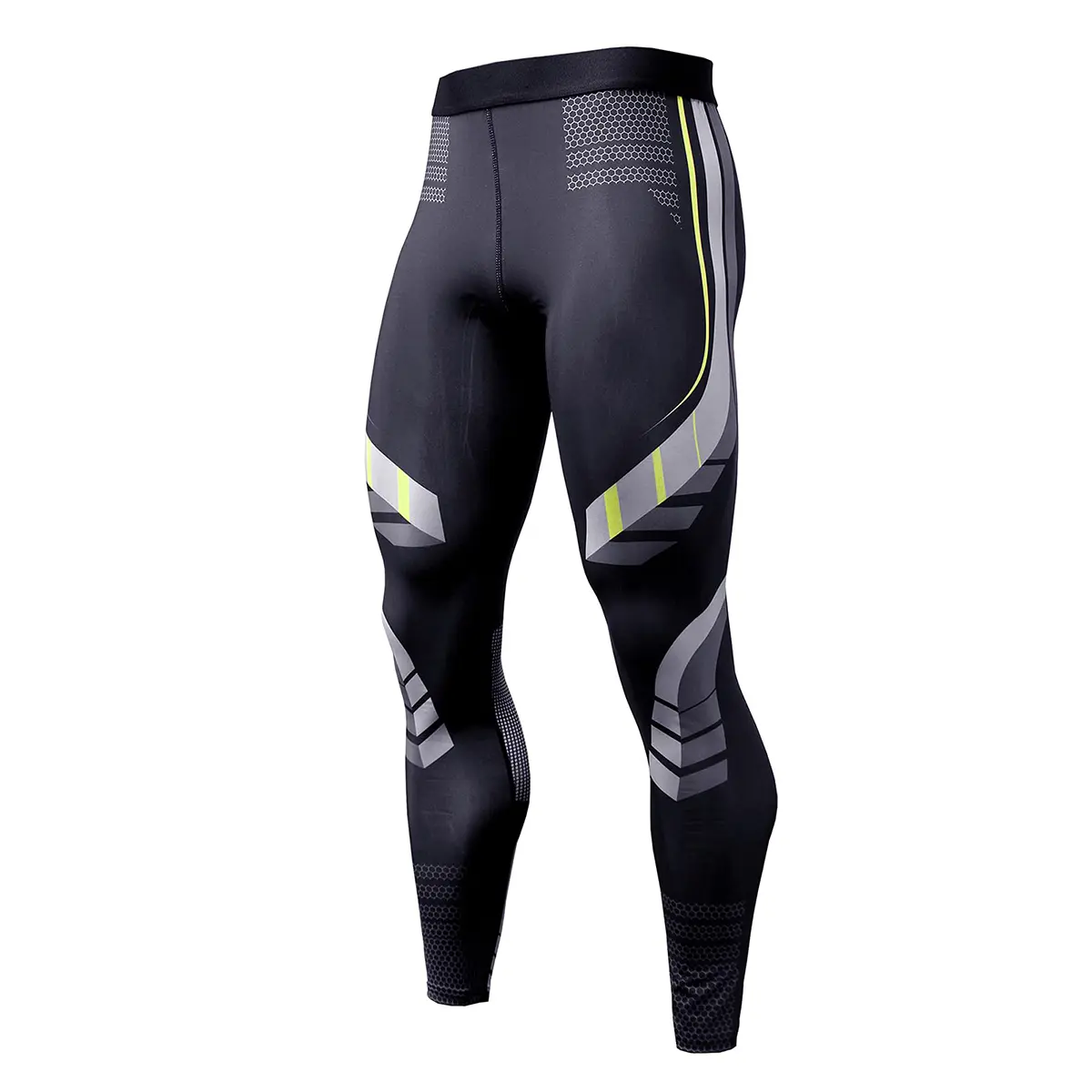 AYJKSEVEN Men's Compression Pants, Performance Athletic Sports Leggings Gym Tights for Running Yoga Workout Sports
