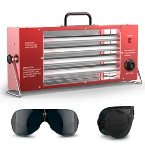 Jitesy Sun Tanning Lamp Indoor Adjustable Auto-timer Sunlamp Suitable for all skin types Compact Design with Salon-quality Tanning Results for Home Use