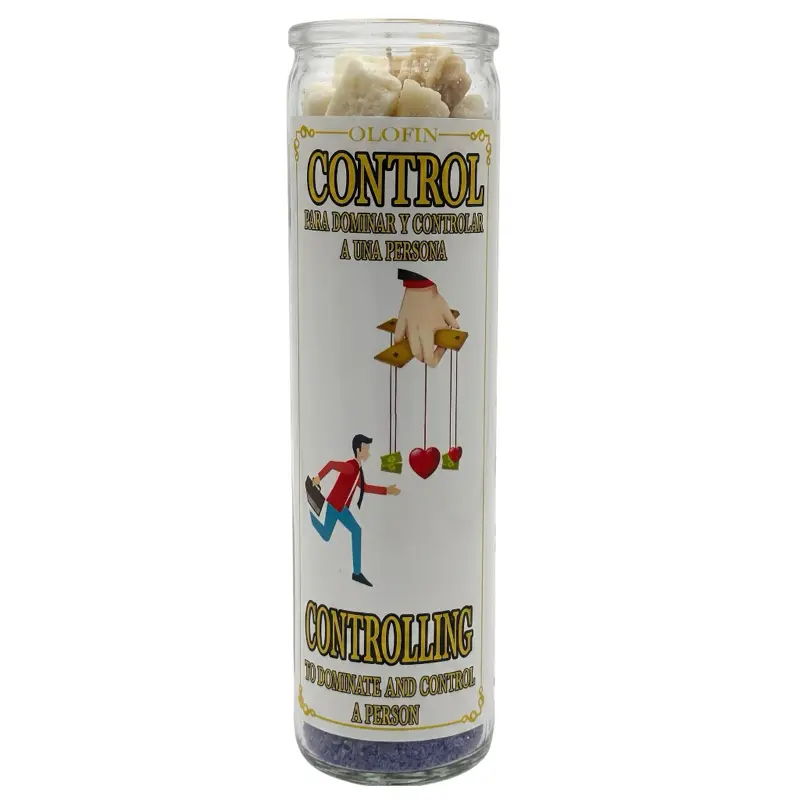 Control (Controlling) Prepared Ritual Candle Perfumed