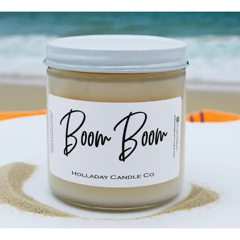 Holladay Candle Company Brazilian Candle: Warm Pistachio, Coconut Cream, Salted Caramel, Tonka, Exotic Musk
