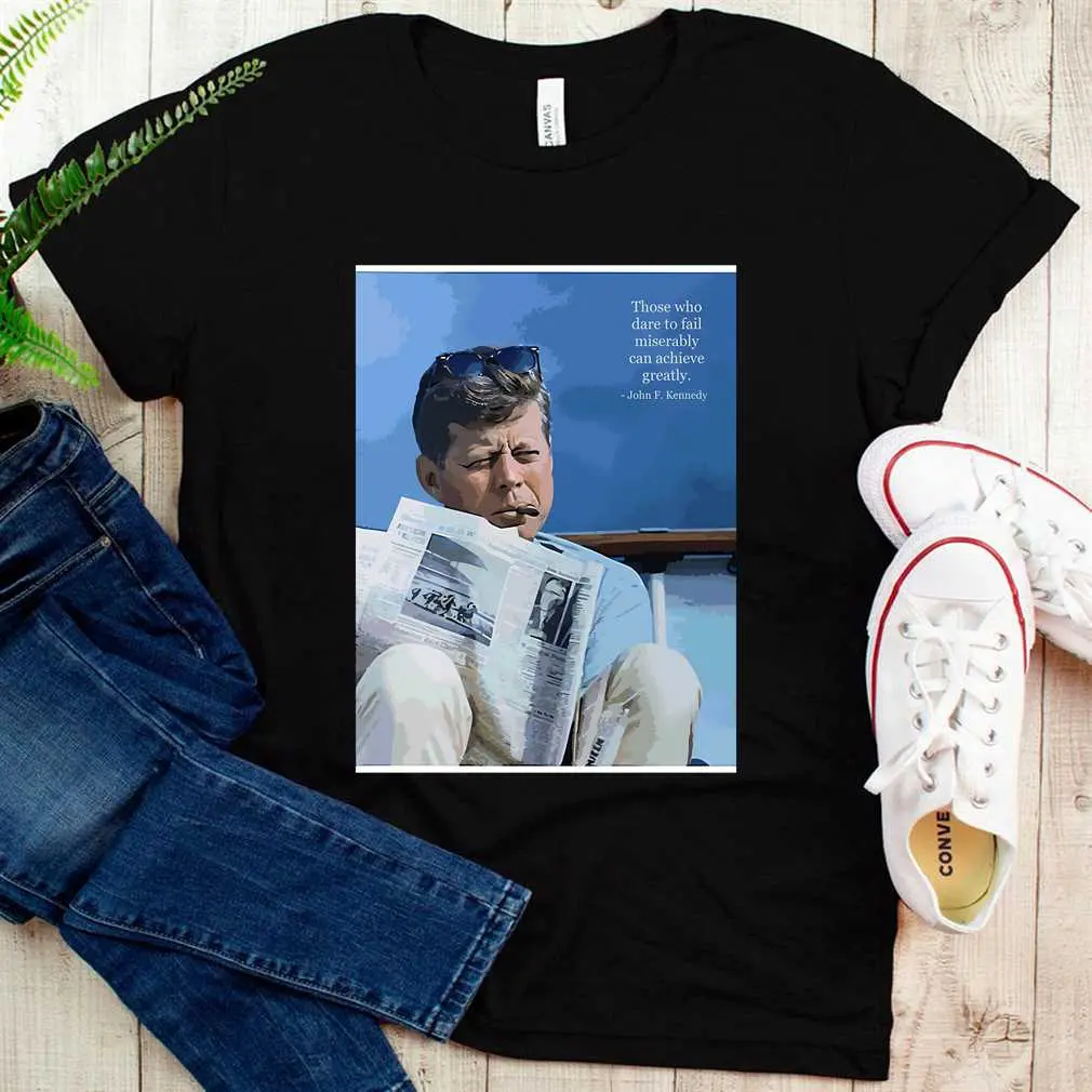 Painting John F. Kennedy And Quotation T-Shirt