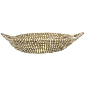 Barbara King Woven Seagrass Bowl with Handles