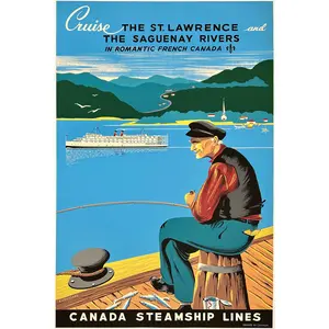 CANADA STEAMSHIP LINES - THE ST. LAWRENCE AND THE SAGUENAY RIVERS IN ROMANTIC FRENCH CANADA