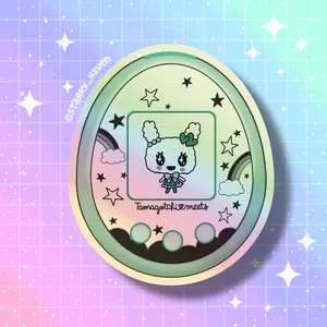 Tamagotchi Lovelitchi | Holographic Sticker | Stationery Gifts