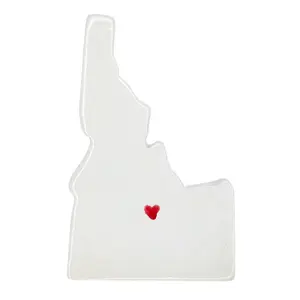 Sun Valley Ceramic Magnet for Fridge - Handcrafted Idaho State Decor Gift