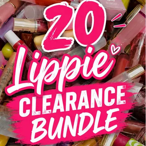 Clearance 20-Piece Lip Gloss Bundle - No New Arrivals, Not Self-Pickup, Read Description, Lipstick Makeup Cosmetic Glossy