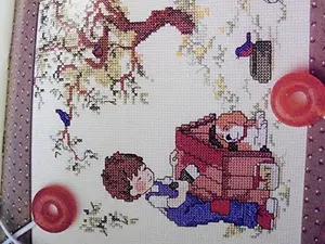 USED-Sarah Kay - An Undated Calendar with Designs in Counted Cross Stitch by Vanessa-Ann (Paperback)