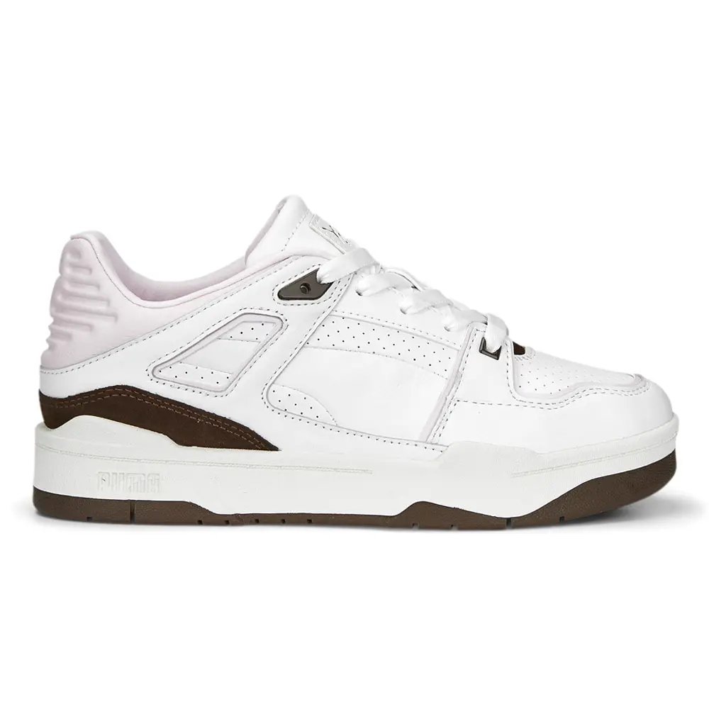 PUMA Womens Slipstream Preppy Lace Up Sneakers Shoes Casual - White PUMA Womens Slipstream Preppy Lace Up Sneakers Shoes Casual - White