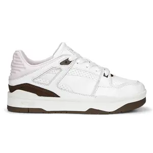 PUMA Womens Slipstream Preppy Lace Up Sneakers Shoes Casual - White