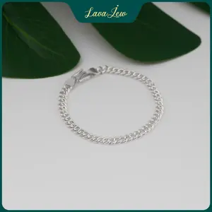 LavaJewelry, TinyTreasures Kids Bracelet, 925 Sterling Silver, Silver Bracelet for Baby