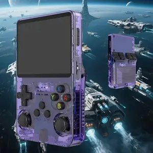R36s Handheld Retro Game Console, Portable Pocket Gaming Machine, 3.5 Inch IPS Display, Linux System, Supports over 10000 Games, Rechargeable