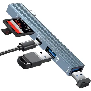 SD Card Reader USB C,  SD Card Reader for  Memory Card Reader with SD & TF Dual Slots Compatible with Laptop, MacBook Pro/Air, iPad Pro,  17/16/15 Series, Android Devices