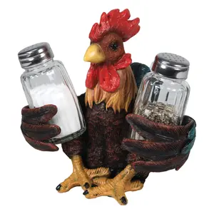 Salt and Pepper Shakers-Rooster