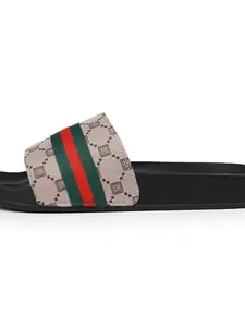 2026 New Letter Pressed Pattern Slippers, Comfortable Lightweight Unisex Eva Sole PVC Upper, Casual Summer Footwear, Three Color Options