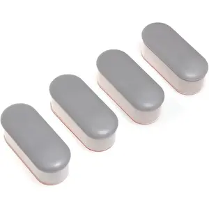 Bidet 4-Piece Set Universal Toilet Seat Cushion Anti-Collision Kit, Comes with Strong Adhesive