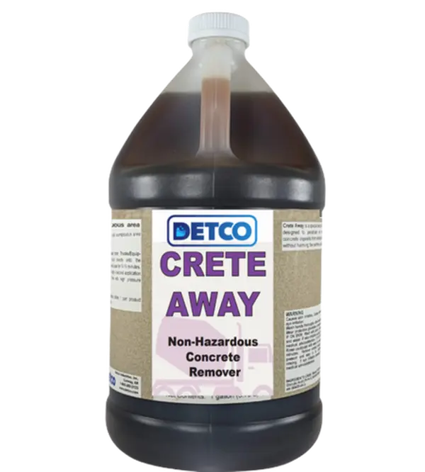 Detco Crete Away - Acid-Free Household Concrete Remover, Effective for Paint and Concrete Residue Removal Concentrated Cleaner Home Cleaning System