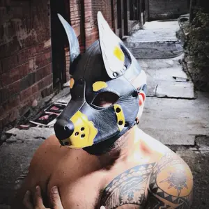 Leather Puppy Mask - Unique Design for Your Style Needs
