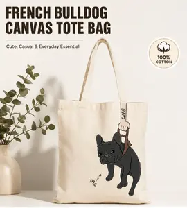 Frenchie Shopping Bag, French Bulldog Shopping Bag, Funny Shopping Bag for Frenchie Parents