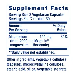 Life Extension Neuro-Mag® Magnesium L-Threonate 90 Vegetarian Capsules