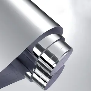 foil panels mirror,  400"X12" Mirror Sticker Mirror Wall Sticker Self Adhesive Mirror Film Peel and Stick Mirror Sheet Flexible Mirror Sheet for Craft Non Glass Mirror Wall Decor Reflective Mirror Sticker Soft No brand