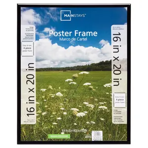 Mainstays 16"x20" Black Basic Poster and Picture Wall Frame