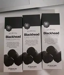 PureMind Cleansing Foam BLACKHEAD (100mL) Face Cleanser Made in Korea 3 BOXES