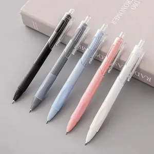0.5mm Gel Pen, 5 Counts Smooth Writing Quick Drying Gel Pen, Stationery Supplies for School Students Office Home