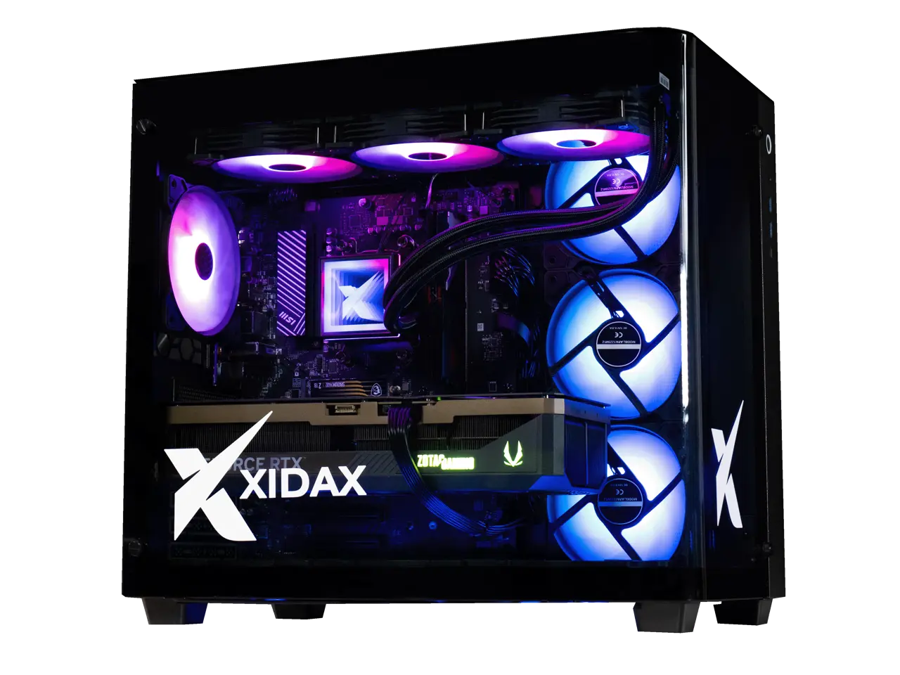 Xidax X6 XEN BLACK Gaming PC Ryzen 7 7800X3D 8c (up to 5.0 GHz)- NVIDIA GeForce RTX 5070Ti - 32GB DDR5 5600MHz - 2TB M.2 NVMe - Genuine Windows 11 Home - WIFI - Assembled & Serviced Utah USA