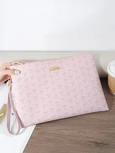 Women's Fashionable Cartoon Pattern Zipper Clutch Wallet Wristlet, Fashionable Versatile Purse, Casual Versatile Phone Wallet, Trendy All-match Card Holder for Daily Use