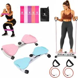 Waist Twister Machine 360° Twist Disc AB Twist Board Core Waist Trainer Abs Workout Balance Board Full Body Toning Noiseless Ab Exercise for Men & Women