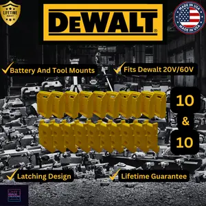 20 Piece Combo Pack DeWALT 20V/60V Tool and Battery MOUNT/HANGER/HOLDER