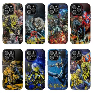 Iron Maiden Phone Case | The Number of the Beast, Powerslave, Piece of Mind, Eddie Metal Album Art iPhone 17 pro max & Samsung Fan Gift