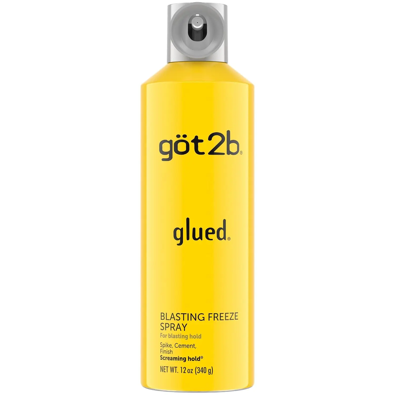 GOT2B GLUED Blasting Freeze Hairspray - Haircare Product with Fragranced Strong Hold for All Hair Types, 12oz