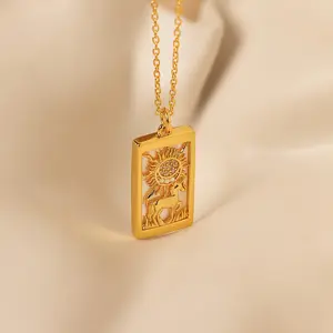 Sun & Moon Tarot Necklace