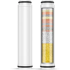 2 Pack 15 Stage Replacement Shower Filter for Handheld Shower Head, Removes Chlorine and Harmful Substances for Hard Water
