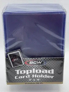 BCW 3X4 Toploaders PREMIUM 20pt Point 1 Pack of 25 for Pokemon, TCG cards