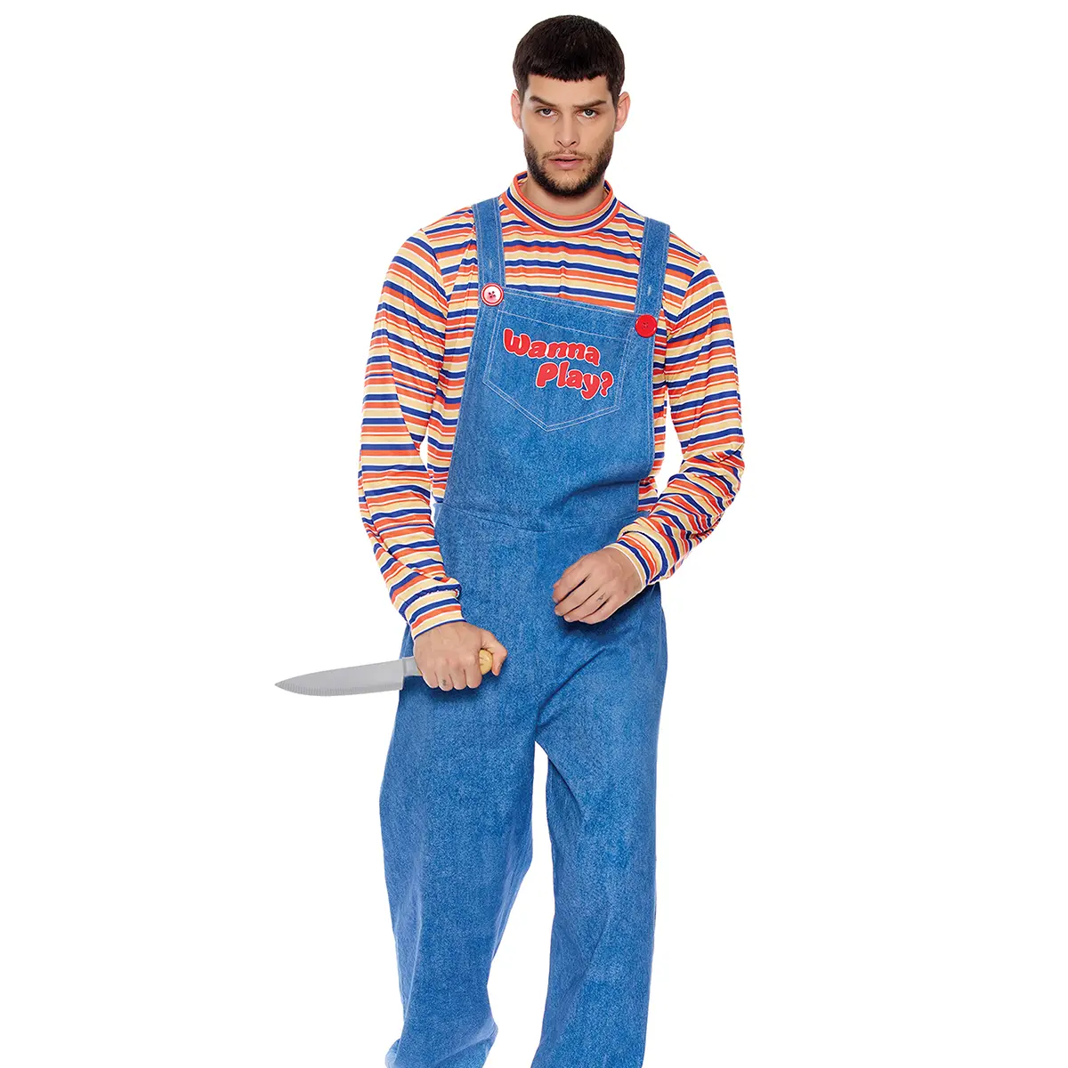 Forplay Women's Halloween One of The Good Guys 3-Piece Men's Movie Character Costume