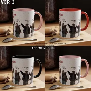 Into the Sun V Action Era Ceramic 11oz 15oz Ceramic Mug, Accent Mug for Fans, Coffee Mug for Fans